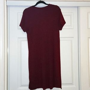 COTTON ON Burgundy Mock Dress